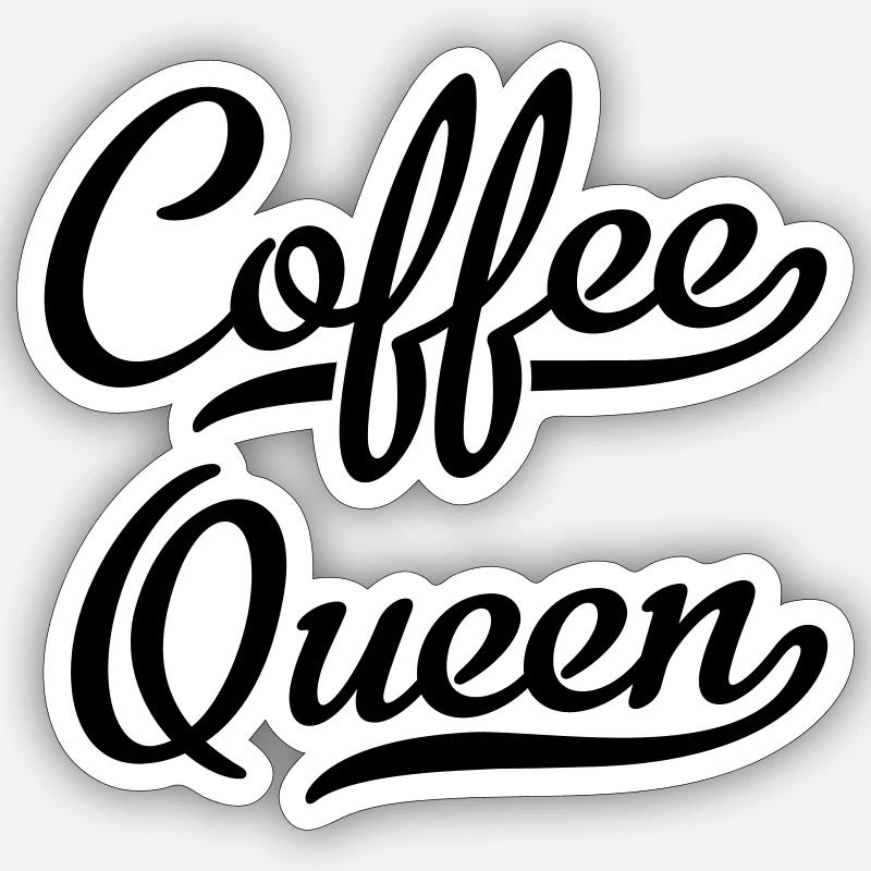 Coffee Sticker size S (10 x 10 cm)