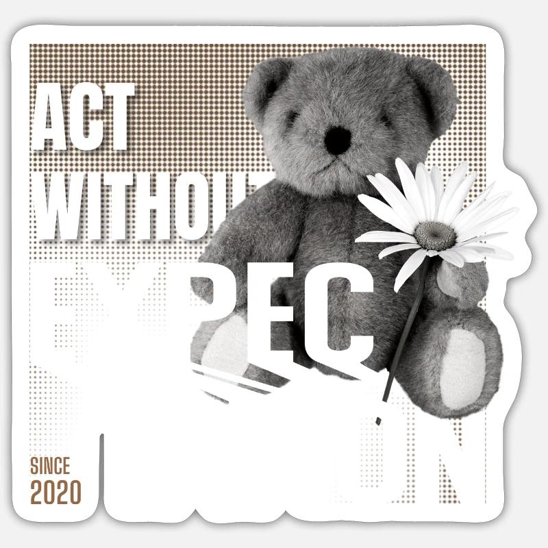 Agir comme 2020 Sticker taille S (10 x 10 cm)