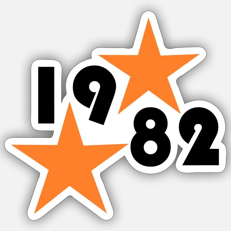 1982 Sticker size S (10 x 10 cm)