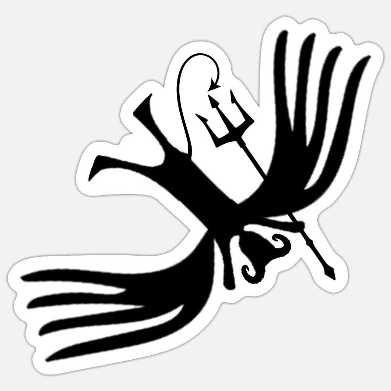 diable Sticker taille S (10 x 10 cm)