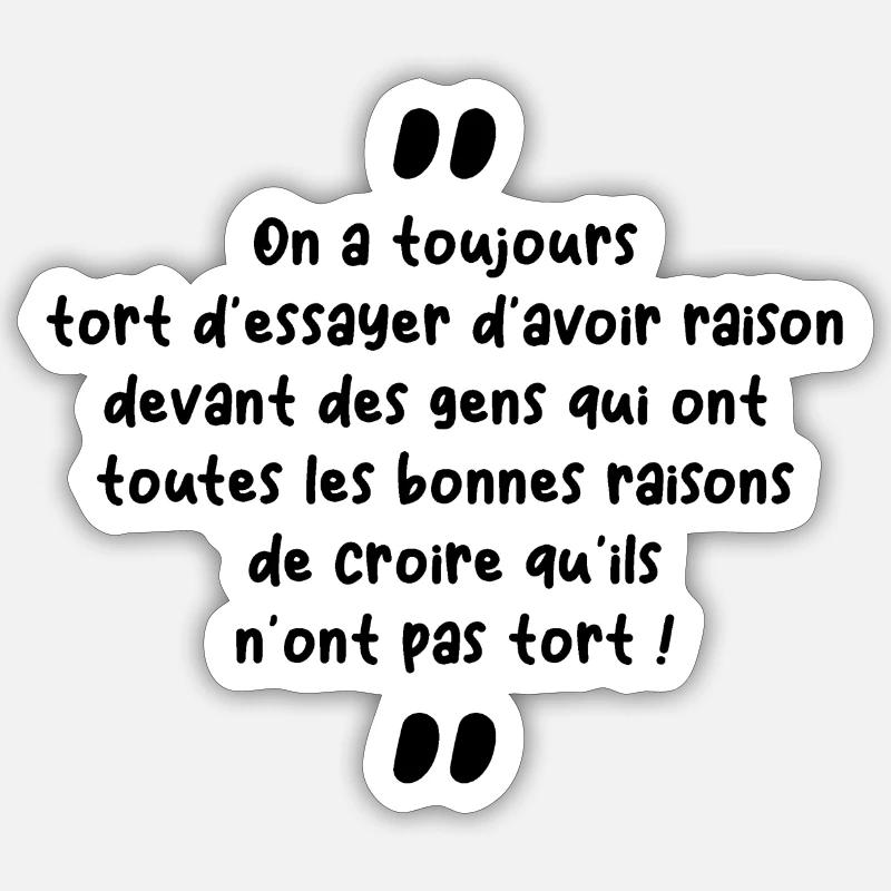 Raymon Devos Sticker taille S (10 x 10 cm)