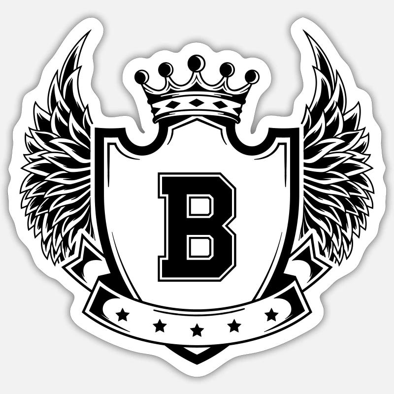 Wappen B Sticker Größe S (10 x 10 cm)