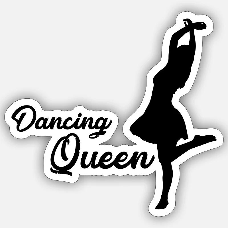Dancer Dancing Queen Sticker size S (10 x 10 cm)