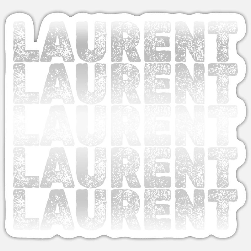 Frère Laurent - Sticker taille S (10 x 10 cm) - blanc mat