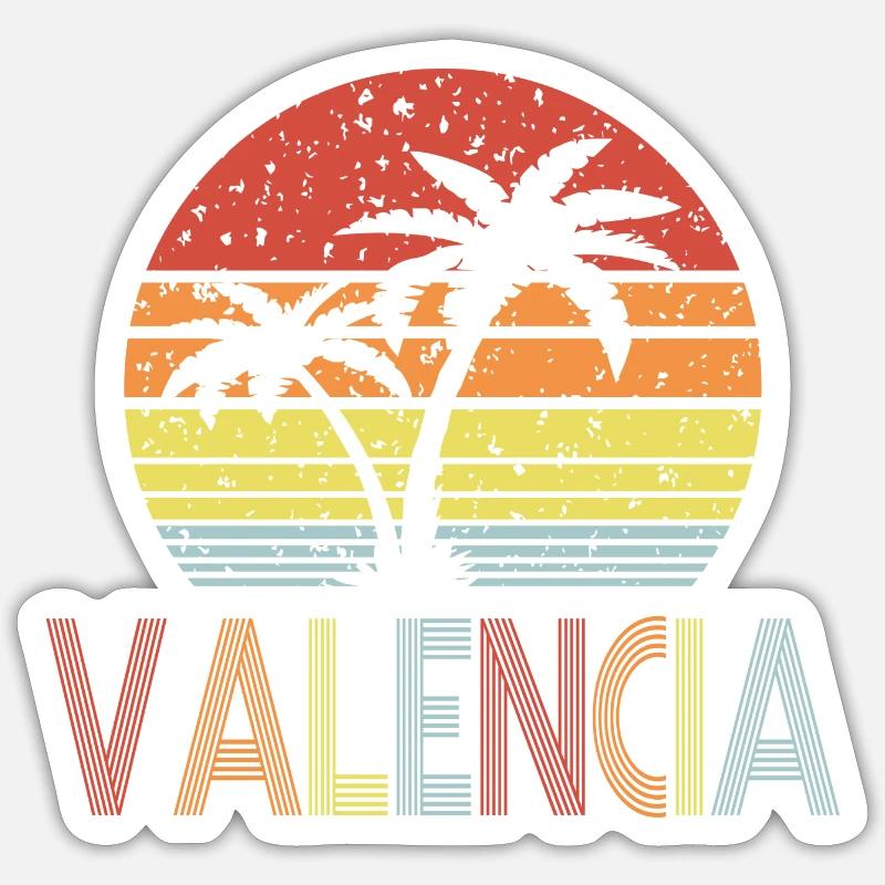 Valencia Sticker size S (10 x 10 cm)