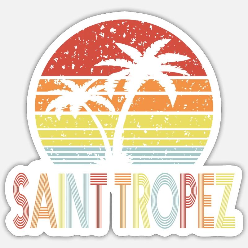 Saint Tropez Sticker size S (10 x 10 cm)