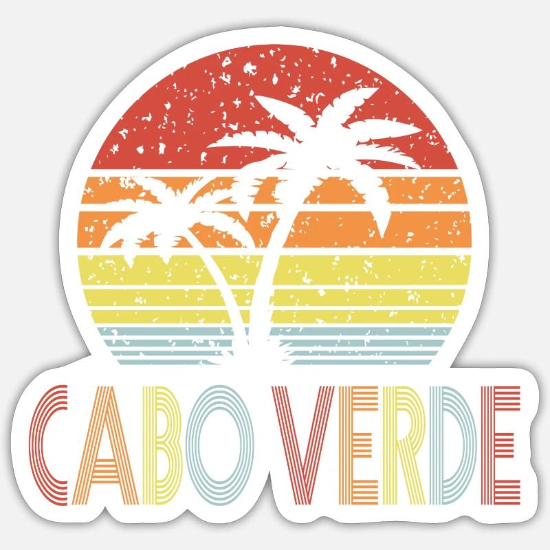 Cabo Verde Sticker taille S (10 x 10 cm)