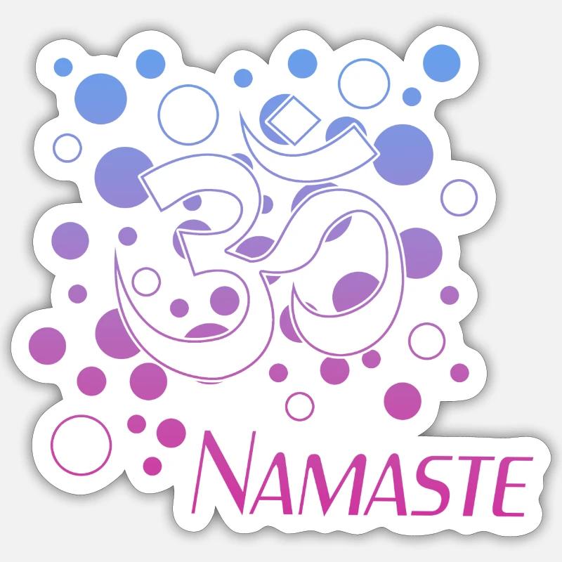 Namaste Sticker Größe S (10 x 10 cm)