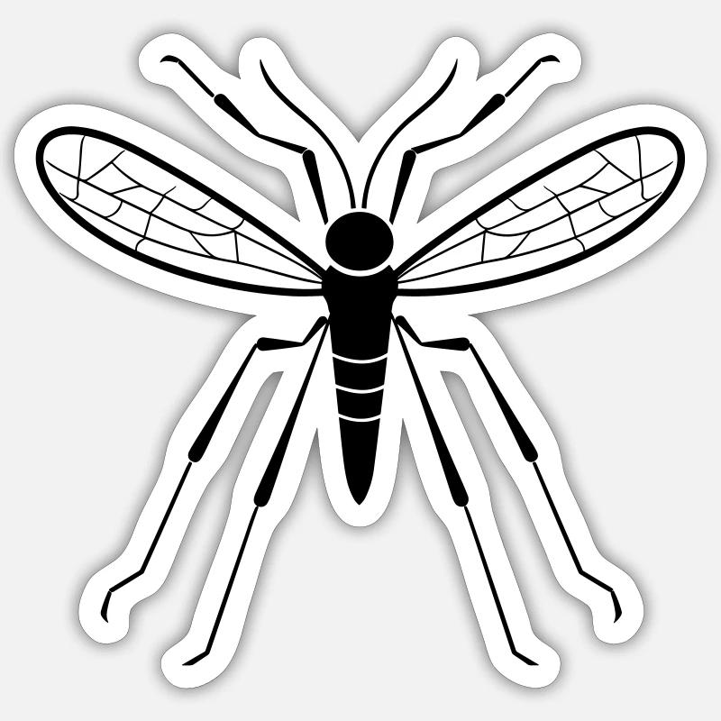 Mosquito Sticker size S (10 x 10 cm)