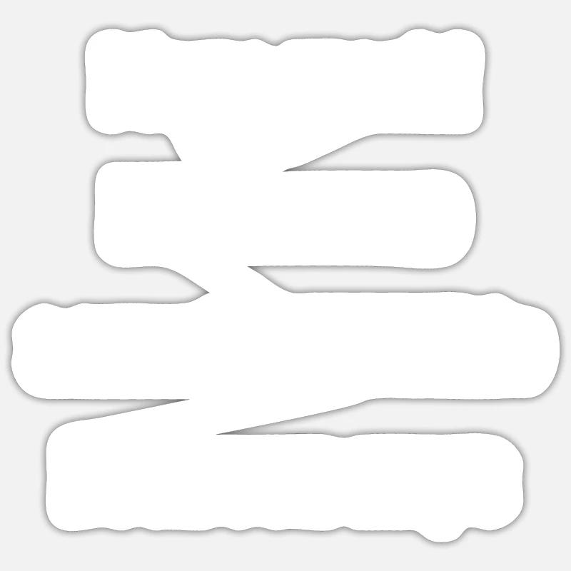 Sleeping while working - saying English Sticker size S (10 x 10 cm)