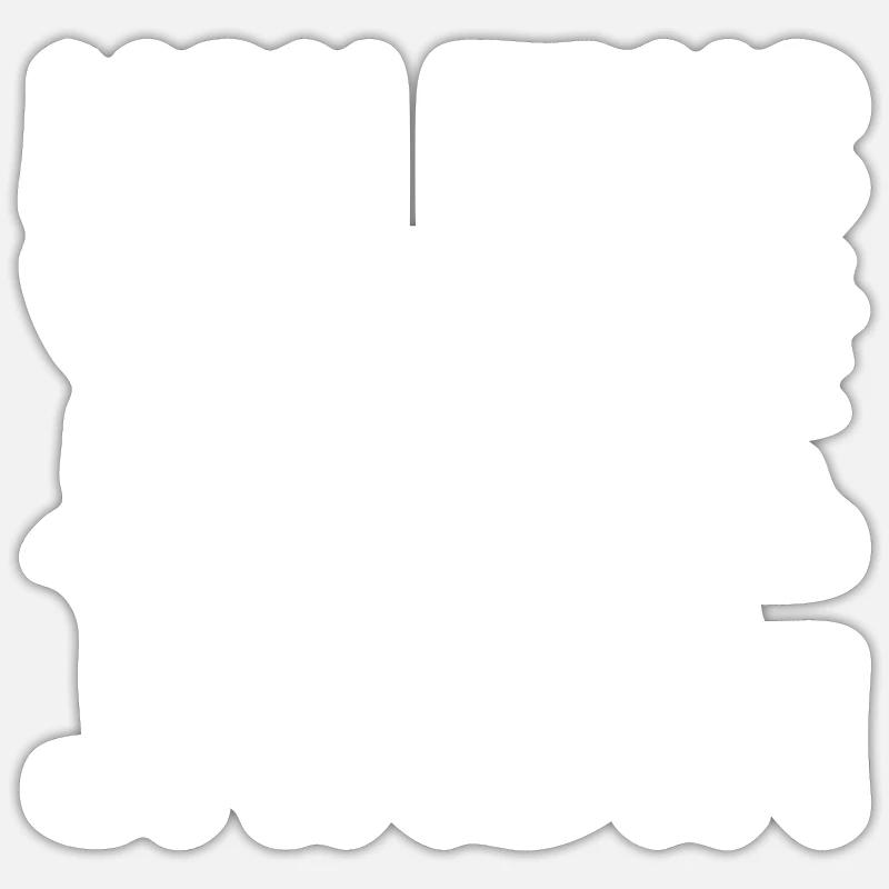 Mon Truc C'est Mon Jardin | Cadeau - Sticker taille S (10 x 10 cm) - blanc mat