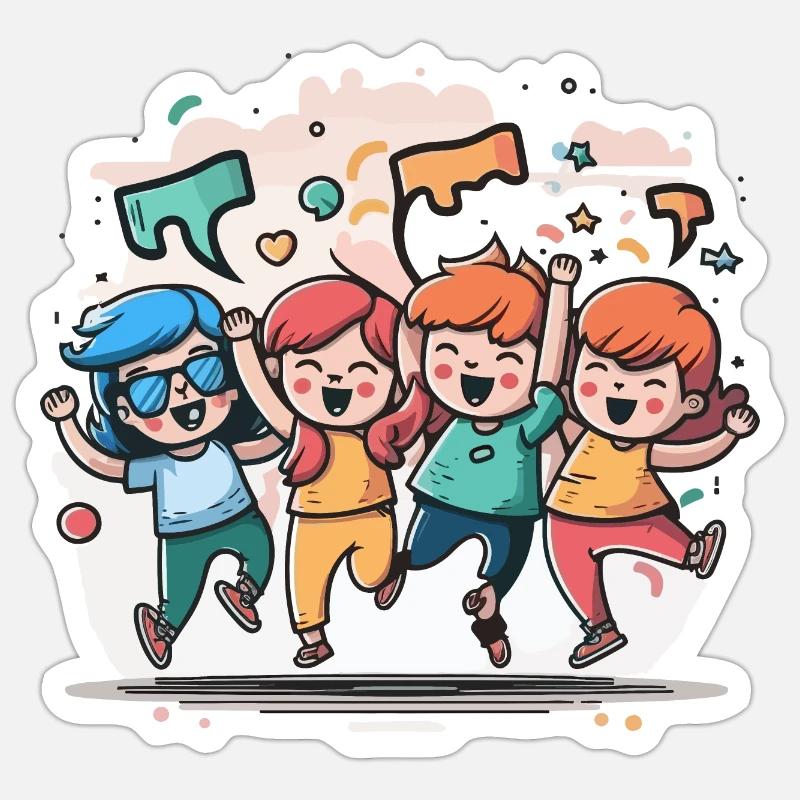 Sticker Größe S (10 x 10 cm) - 