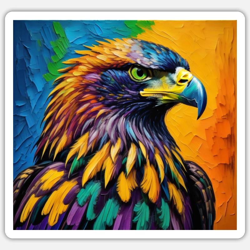 Eagle#1 Sticker Größe S (10 x 10 cm)