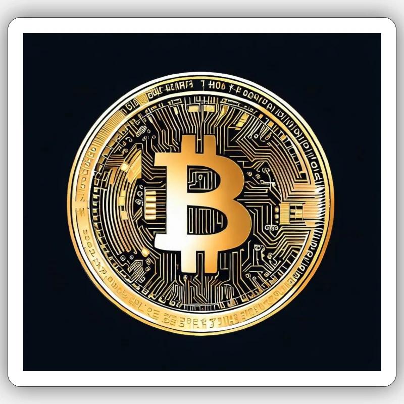 Coin Sticker Größe S (10 x 10 cm)