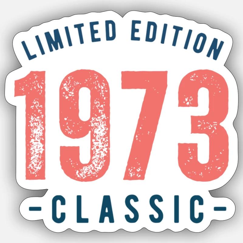 Année de construction: 1973 Sticker taille S (10 x 10 cm)