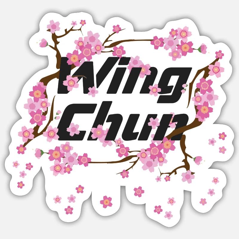 Wing Chun Kung Fu Sticker size S (10 x 10 cm)