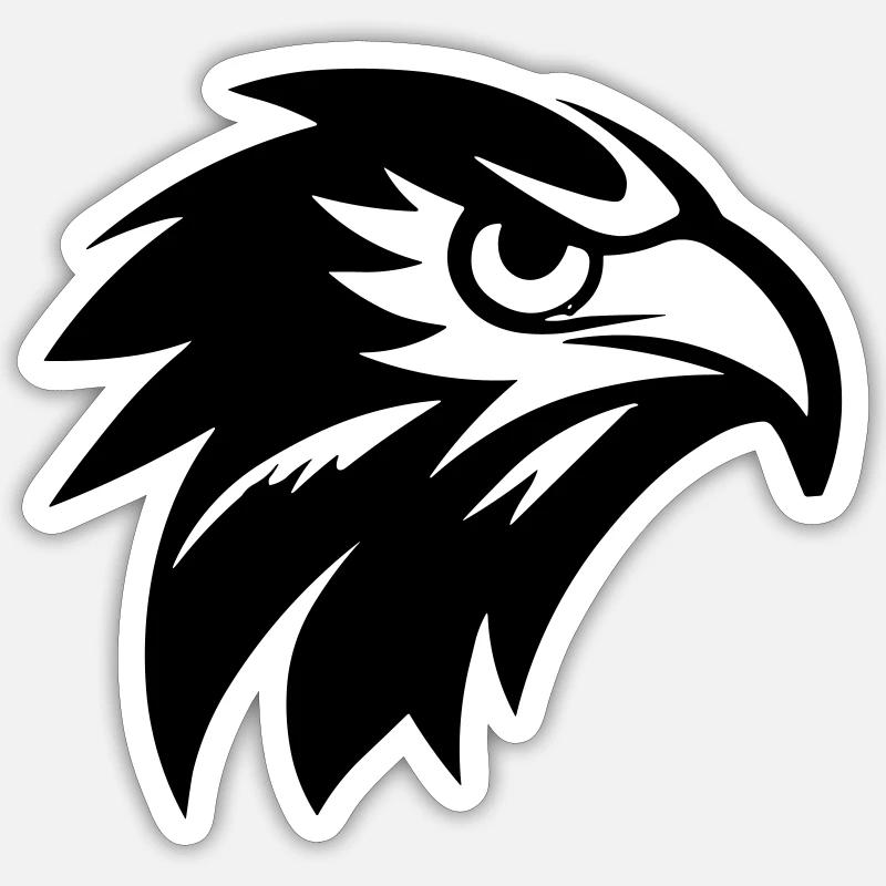 Aigle - Sticker taille S (10 x 10 cm) - blanc mat
