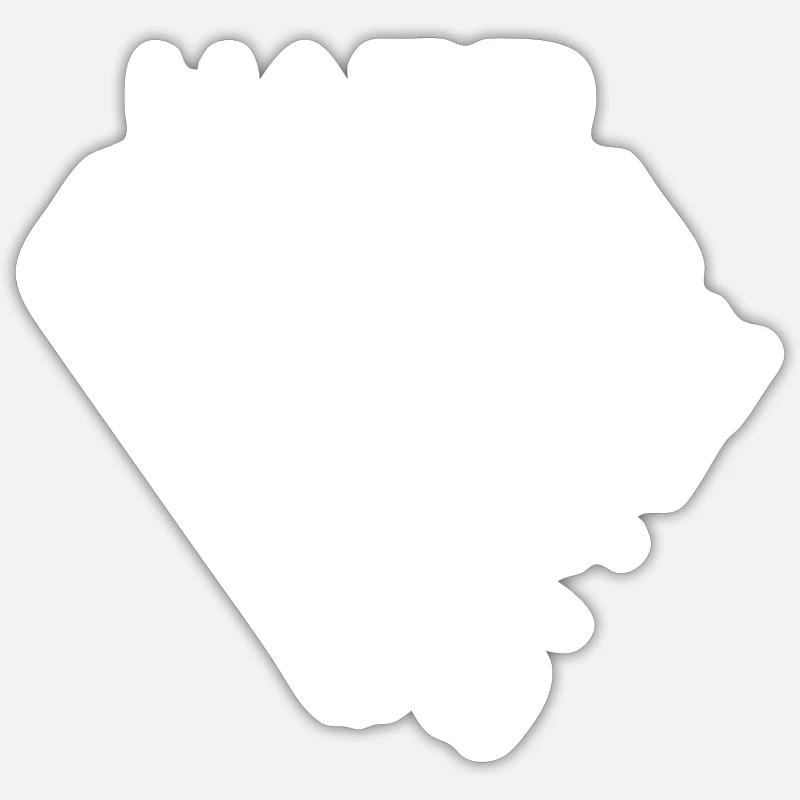 Hardstyle - Sticker taille S (10 x 10 cm) - blanc mat