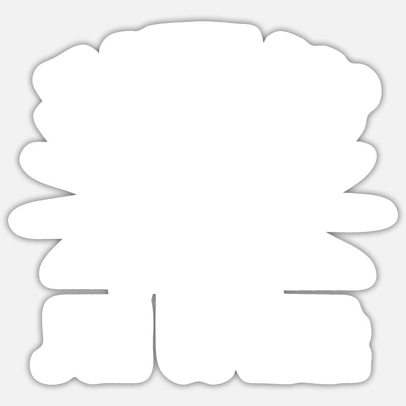 je peux pas j'ai opéra - Sticker taille S (10 x 10 cm) - blanc mat