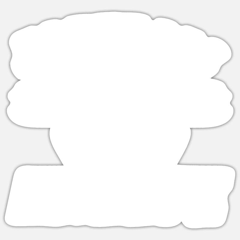 Je Peux Pas J'ai Rallye - Sticker taille S (10 x 10 cm) - blanc mat