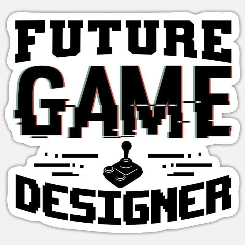 Game Designer Sticker Größe S (10 x 10 cm)