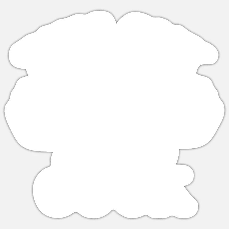 This guy loves cock - Sticker taille S (10 x 10 cm) - blanc mat
