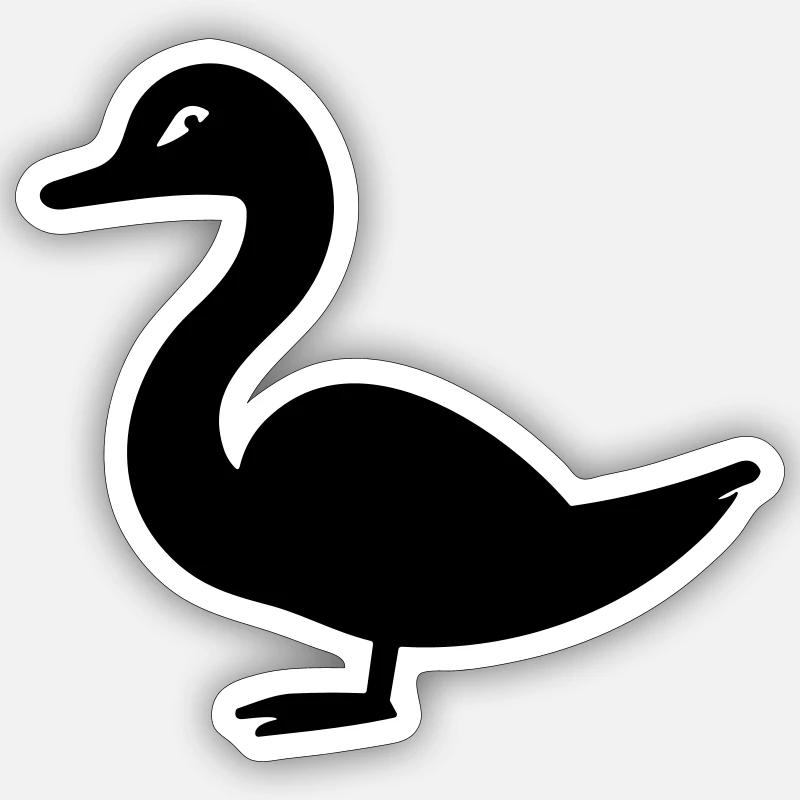 duck Sticker size S (10 x 10 cm)