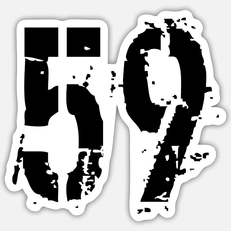 Sticker Größe S (10 x 10 cm) - 