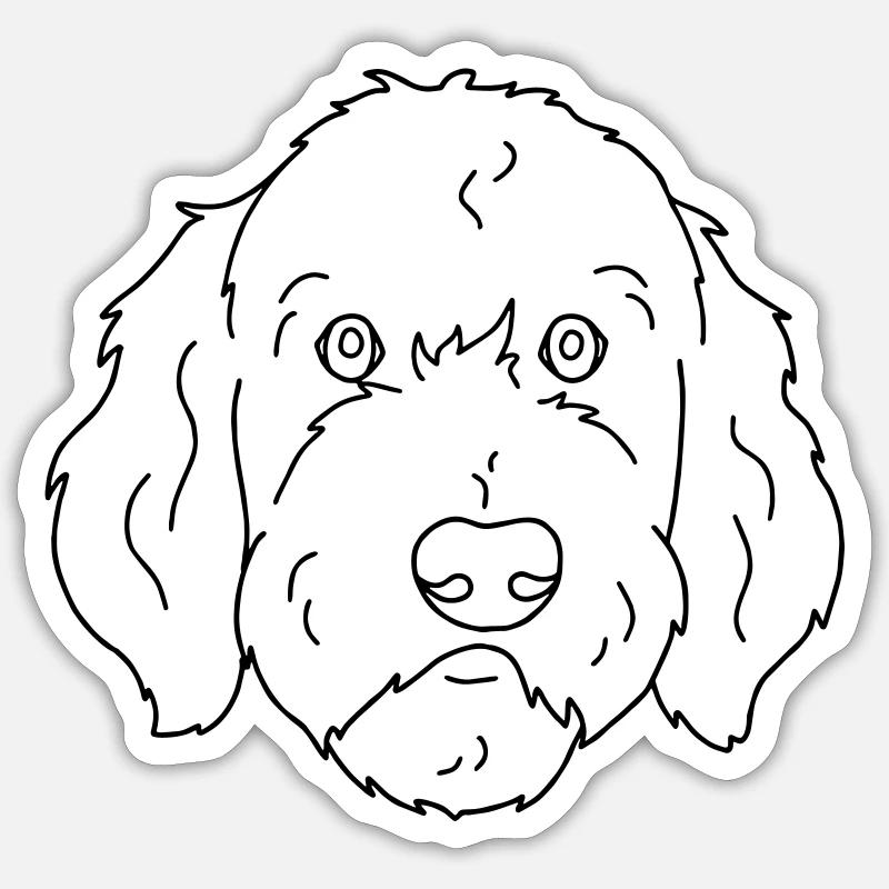 dog Sticker size S (10 x 10 cm)