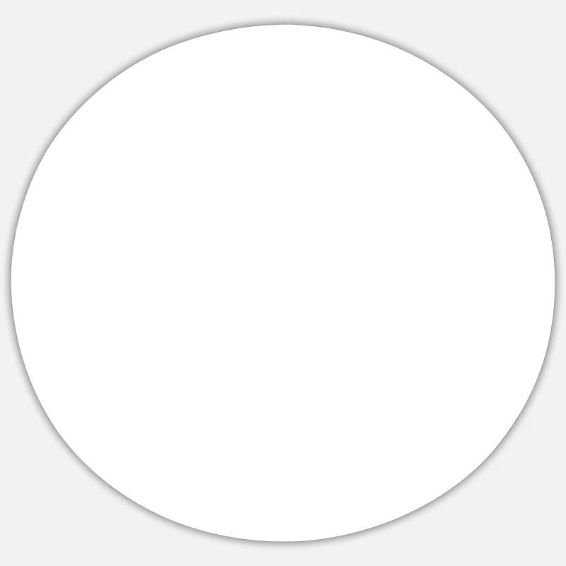 Letter o - Sticker size S (10 x 10 cm) - white matte