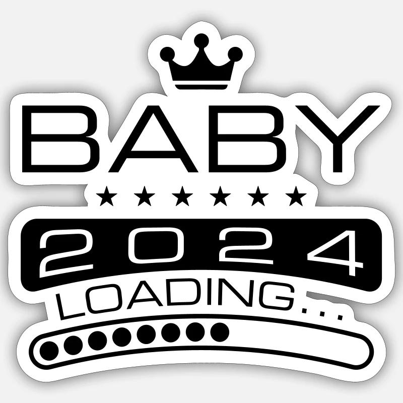 Baby 2024 Loading Sticker Größe S (10 x 10 cm)