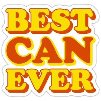 Can Given Name Funny Gift - Sticker size S (10 x 10 cm) - white matte - Front