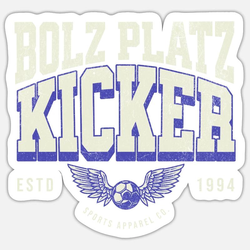 Fodboldbane Kicker Sticker