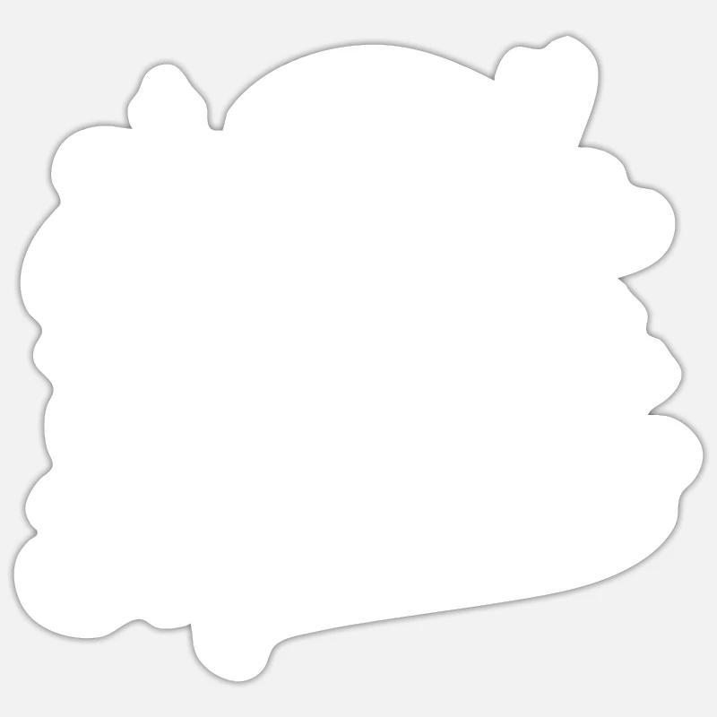Meneuse pas suiveuse - Sticker taille S (10 x 10 cm) - blanc mat