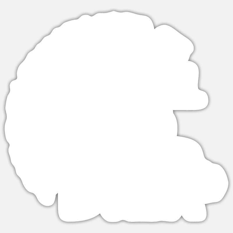 dumme ideen white - Sticker Größe S (10 x 10 cm) - Mattweiß