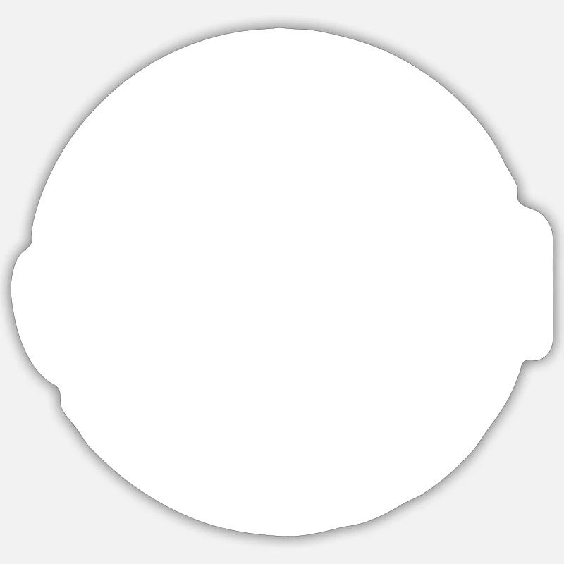 Collin - Sticker taille S (10 x 10 cm) - blanc mat