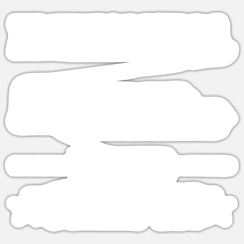 Camping - Sticker Größe S (10 x 10 cm) - Mattweiß