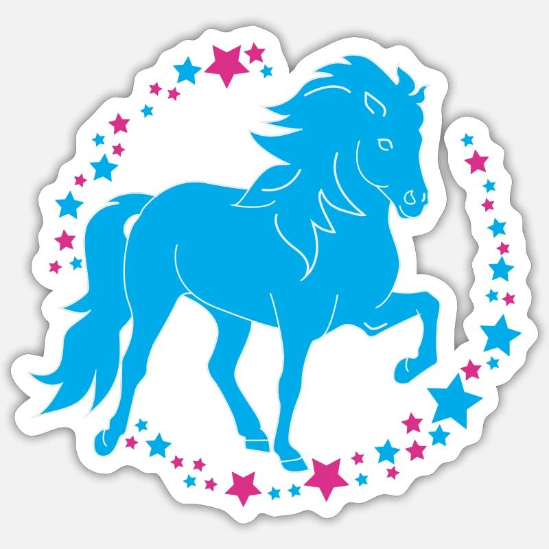 Tölter Sterne Sticker Größe S (10 x 10 cm)