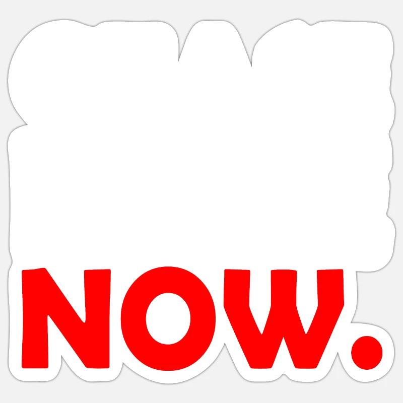Ceasefire now - Sticker Größe S (10 x 10 cm) - Mattweiß