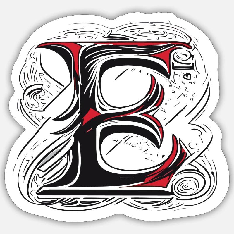 E Sticker Größe S (10 x 10 cm)