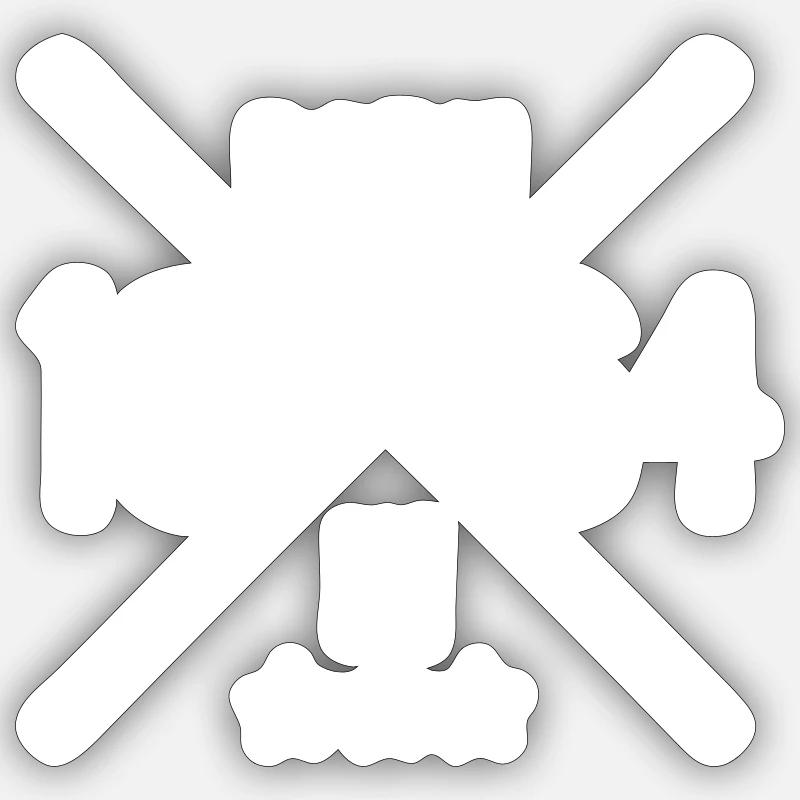 Sticker Größe S (10 x 10 cm) - 