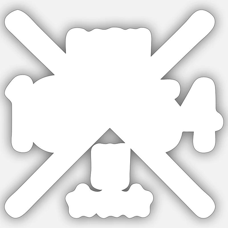 Sticker Größe S (10 x 10 cm) -