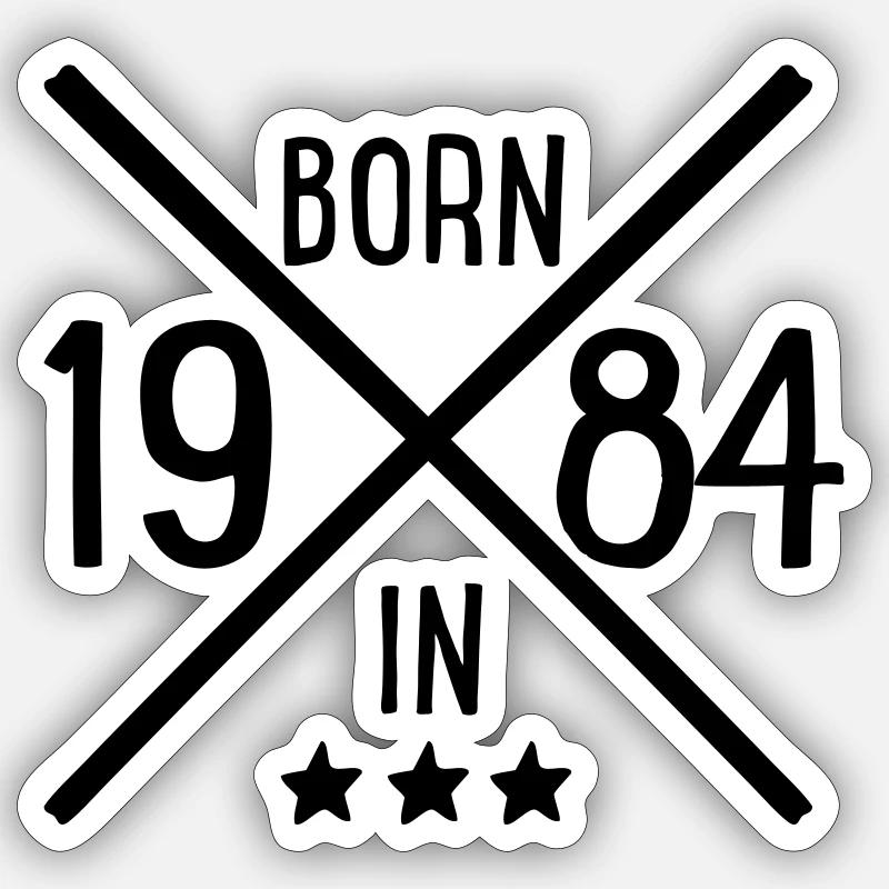 1984 Sticker Größe S (10 x 10 cm)