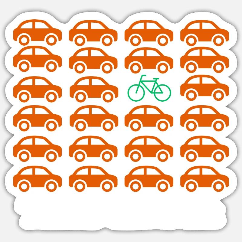 Penser différemment - Changement climatique Sticker taille S (10 x 10 cm)