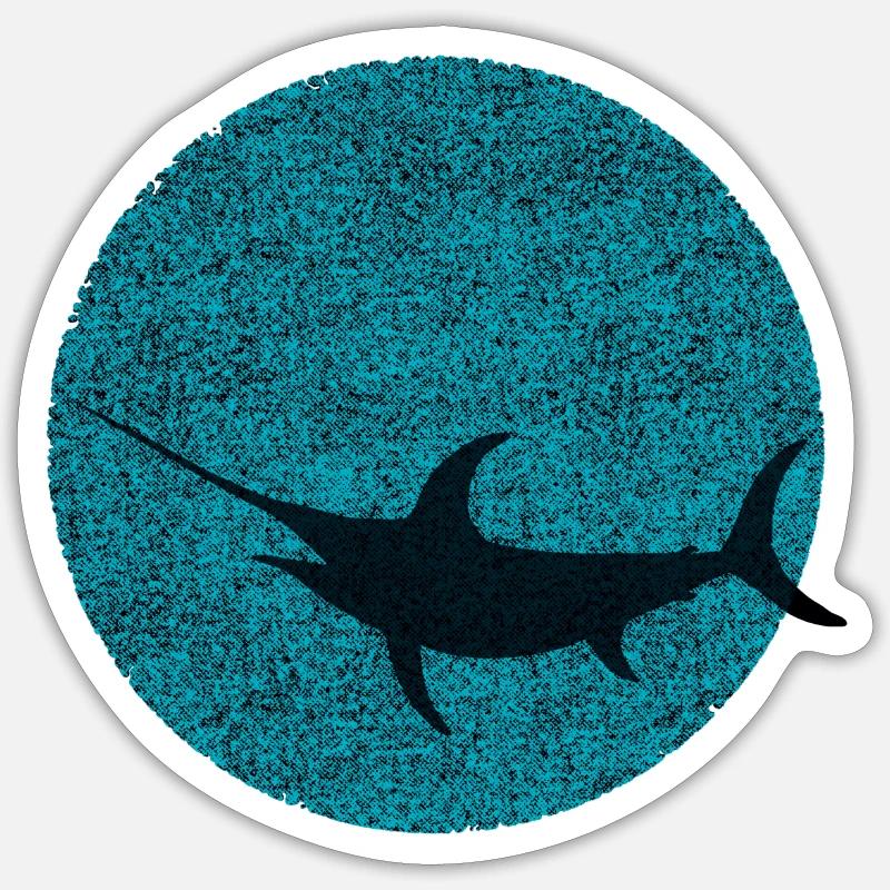 Swordfish Sticker size S (10 x 10 cm)