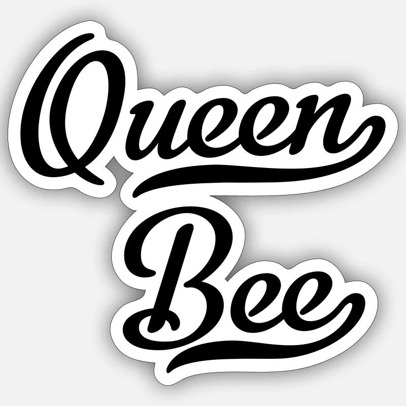 Queen Bee Sticker Größe S (10 x 10 cm)