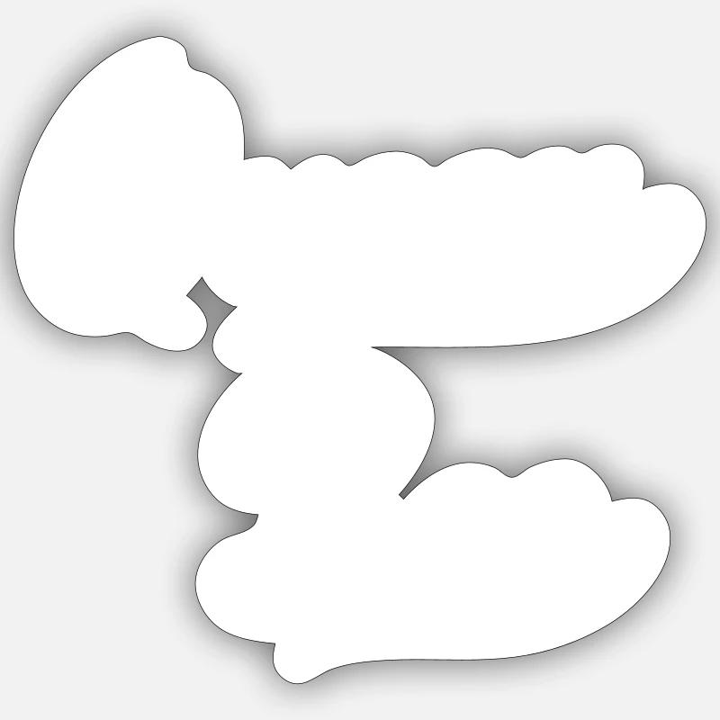 Queen Bee - Sticker size S (10 x 10 cm) - white matte