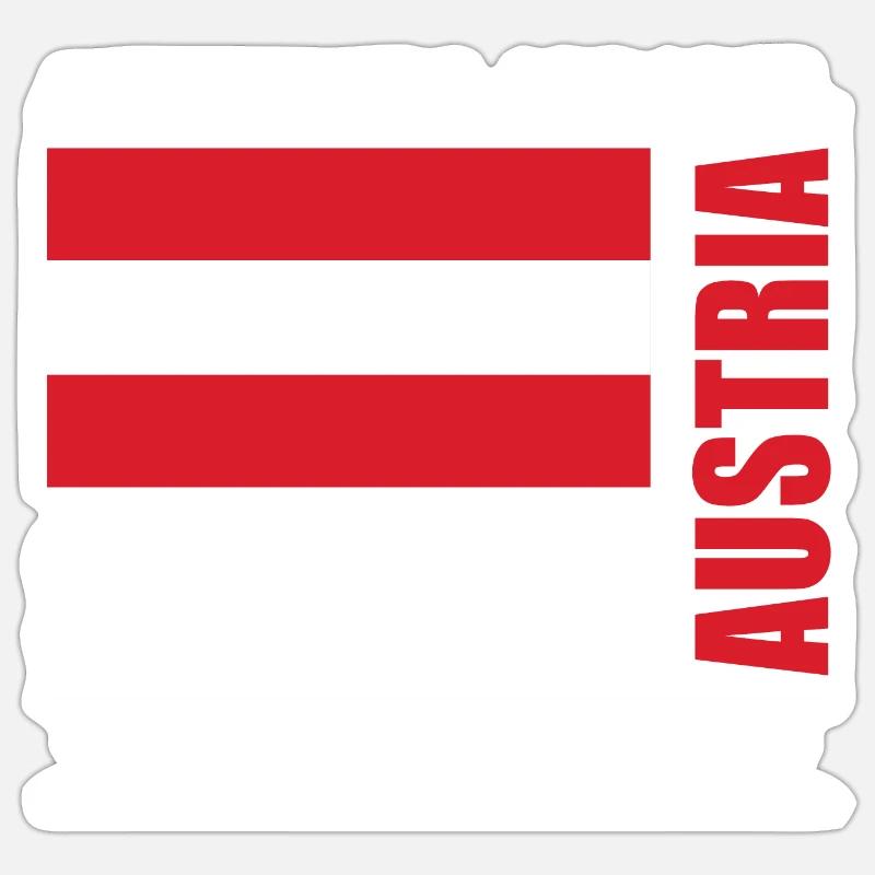 Austria Sticker size S (10 x 10 cm)