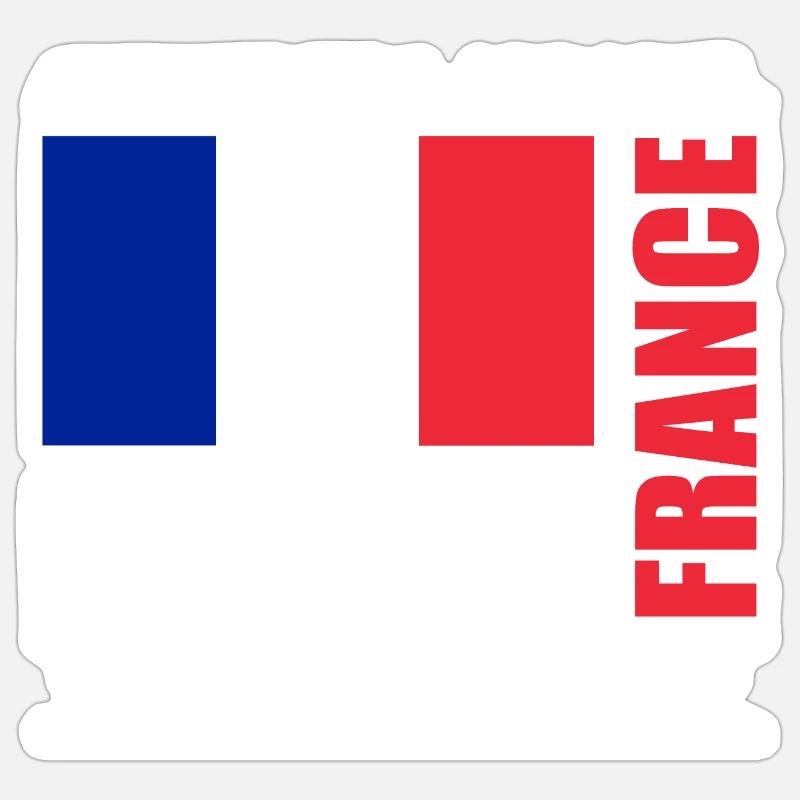 Paris - Sticker Größe S (10 x 10 cm) - Mattweiß