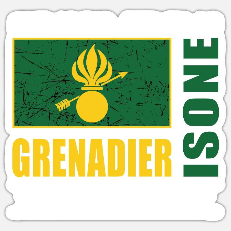 Grenadier Sticker size S (10 x 10 cm)